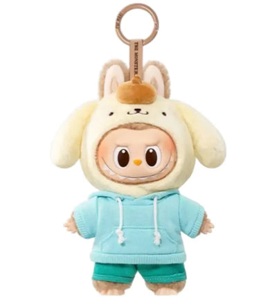 Pop Mart The Monsters Labubu x Hello Kitty and Friends/Sanrio Characters Series Pompompurin Vinyl Plush Pendant