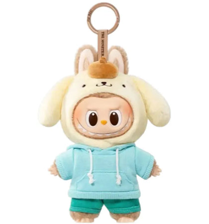 Pop Mart The Monsters Labubu x Hello Kitty and Friends/Sanrio Characters Series Pompompurin Vinyl Plush Pendant - authenti...
