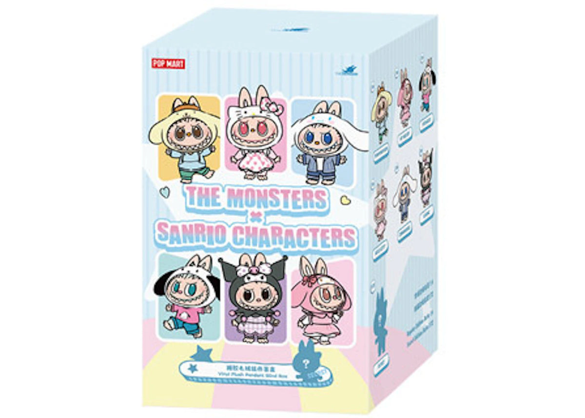 Pop Mart The Monsters Labubu x Hello Kitty and Friends/Sanrio Characters Series Sealed Case Single Blind Box - vue secondaire B