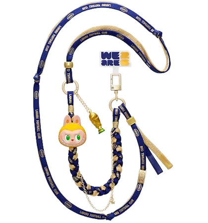 Pop Mart THE MONSTERS x FIFA SERIES Labubu Crowning Moment Secret Edition Long Lanyard - authentic Pop Mart product