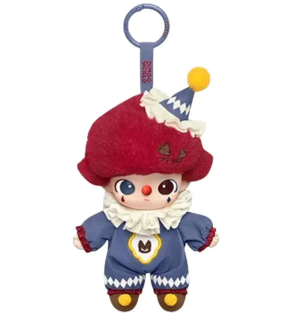 Pop Mart WHY SO SERIOUS Series Dimoo Flame Clown Vinyl Plush Pendant - authentic Pop Mart product