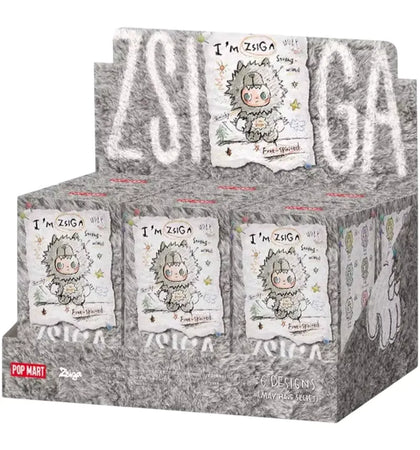 Pop Mart ZSIGA I'm Zsiga Series Vinyl Plush Pendant Sealed Case (6 Blind Boxes) - authentic Pop Mart product