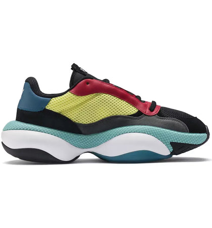 Puma Alteration Kurve Black Limelight - authentic Puma sneakers