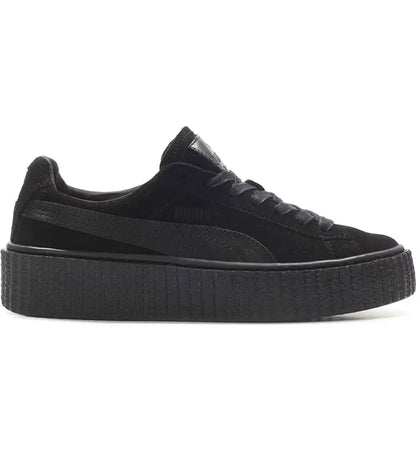 Puma Creepers Rihanna Fenty Satin Black (Women's) - authentic Puma sneakers