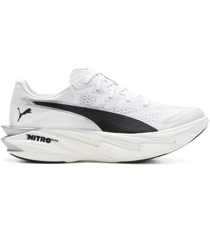 Puma Deviate Nitro Elite 4 White Black - authentic Puma sneakers