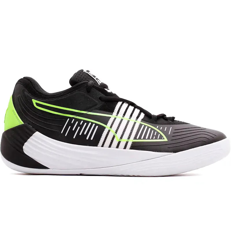 Puma Fusion Nitro Black Green Glare - vue 360