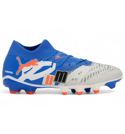 Puma Future 8 Match Forever FG/AG White Ultra Blue Feather Gray Black Glowing Red - authentic Puma sneakers