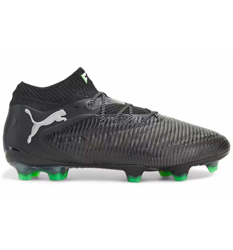Puma Future 8 Ultimate FG Black Cool Light Gray Fluo Green - vue 360