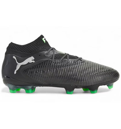 Puma Future 8 Ultimate FG Black Cool Light Gray Fluo Green - authentic Puma sneakers