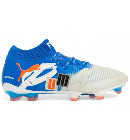 Puma Future 8 Ultimate Forever FG White Ultra Blue Feather Gray Black Glowing Red - authentic Puma sneakers