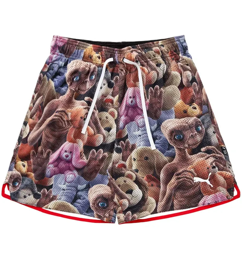 Puma Hoops x E.T. Aop Shorts Black - vue 360