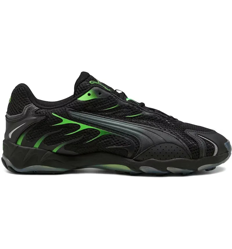 Puma Inhale Black Green Glare - vue 360