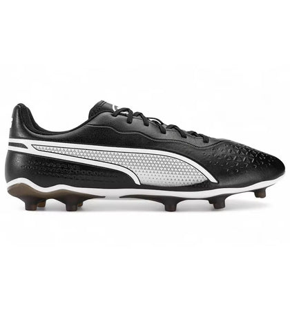 Puma King Match FG/AG Black White - authentic Puma sneakers