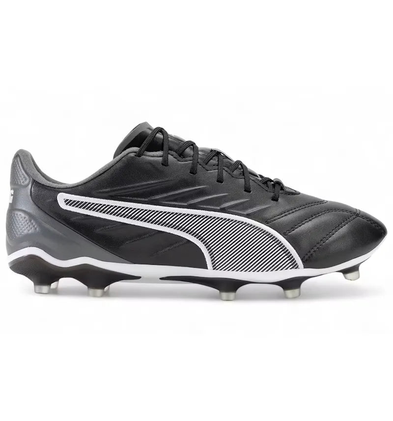 Puma King Pro FG/AG Black White Cool Dark Grey - vue 360
