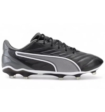 Puma King Pro FG/AG Black White Cool Dark Grey - authentic Puma sneakers