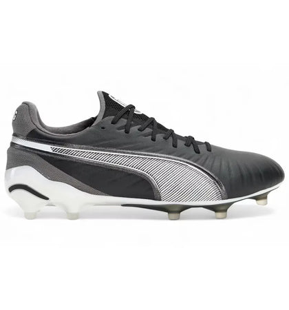 Puma King Ultimate FG/AG Black White Cool Dark Gray - authentic Puma sneakers