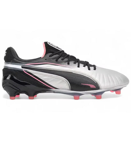 Puma King Ultimate FG/AG Silver Black Sun Struck White - authentic Puma sneakers