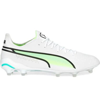 Puma King Ultimate FG/AG White Electric Peppermint - authentic Puma sneakers