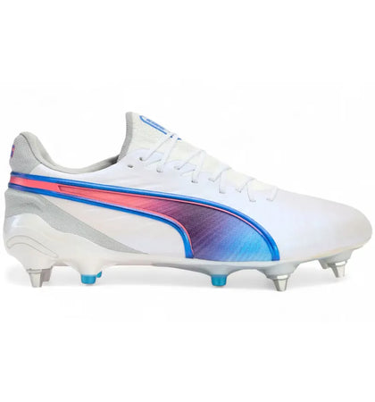 Puma King Ultimate MxSG White Bluemazing Flat Light Grey Sunset Glow - authentic Puma sneakers