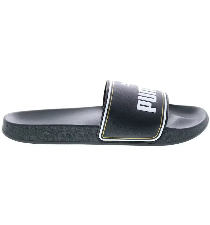 Puma Leadcat FTR Slide Black Team Gold White - vue 360