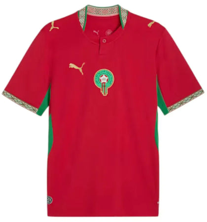 Puma Morocco Home Jersey Fast Red/Victory Gold - authentic Puma apparel