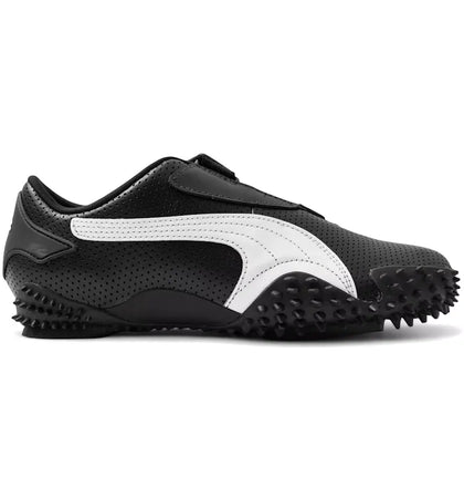 Puma Mostro Perforated Leather Black White (Women's) - authentic Puma sneakers