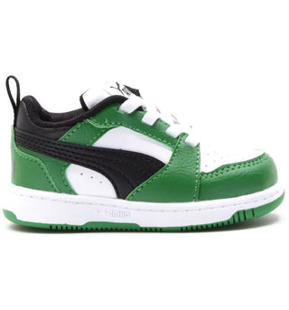 Puma Rebound V6 Low Green White Black (TD) - authentic Puma sneakers