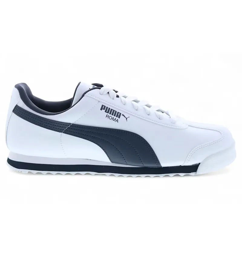 Puma Roma Basic White Navy - vue 360