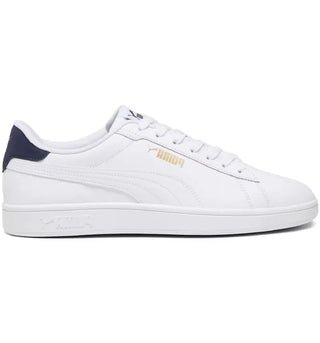 Puma Smash 3.0 L White Navy Heel Gold - authentic Puma sneakers