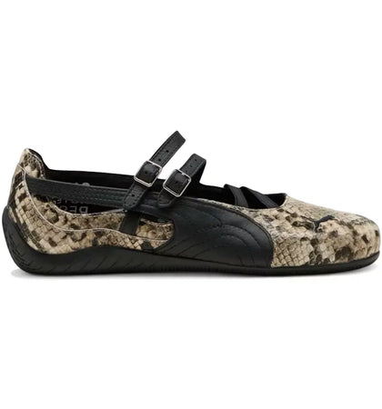 Puma Speedcat Ballet Snakeskin Black Vapor Grey (Women's) - authentic Puma sneakers