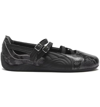 Puma Speedcat Ballet Snakeskin Cool Dark Gray Black (Women's) - authentic Puma sneakers