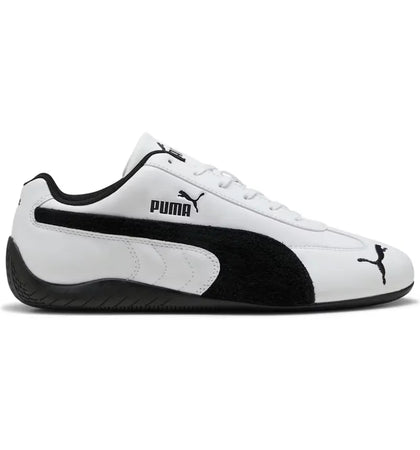 Puma Speedcat Leather White Black Suede Formstrip - authentic Puma sneakers