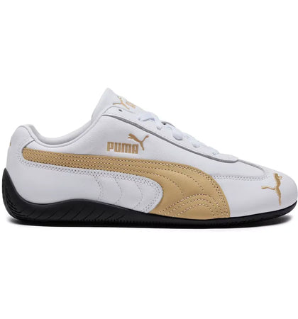 Puma Speedcat Leather White Toasted Almond (Women's) - authentic Puma sneakers