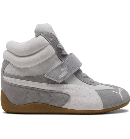Puma Speedcat Wedge Cool Light Gray Gum (Women's) - authentic Puma sneakers