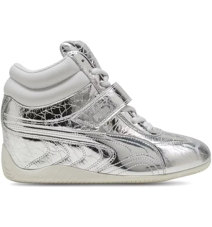 Puma Speedcat Wedge Luster Silver Vapor Gray (Women's) - authentic Puma sneakers