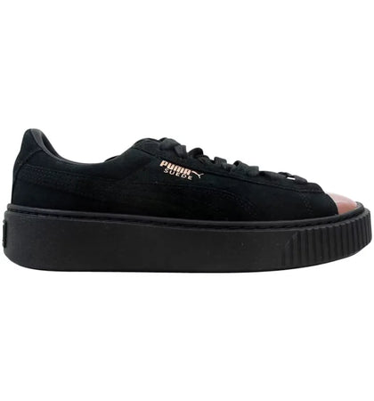 Puma Suede Platform Rose Gold (Women's) - authentic Puma sneakers