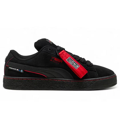 Puma Suede XL BMW M Motorsport Black Pop Red - authentic Puma sneakers
