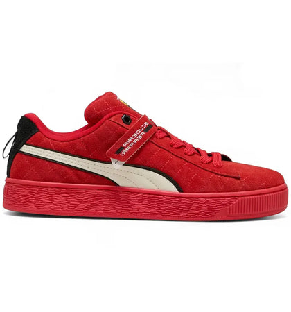 Puma Suede XL Hero Scuderia Ferrari Rosso Corsa Warm White - authentic Puma sneakers