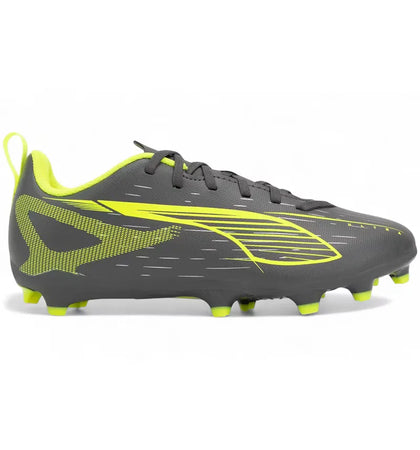 Puma Ultra 5 Play FG/AG Jr Matte Aged Silver Yellow Alert Aged Silver (GS) - authentic Puma sneakers