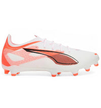 Puma Ultra 5 Pro FG/AG White Black Glowing Red