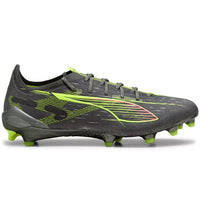 Puma Ultra 5 Ultimate FG Matte Aged Silver Yellow Alert Sun Struck