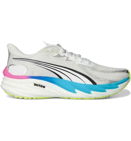 Puma Velocity Nitro 4 White Ultra Blue Poison Pink - authentic Puma sneakers