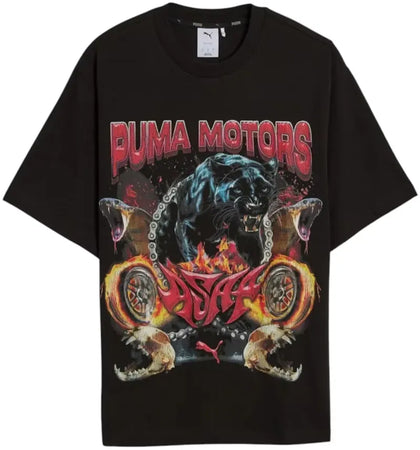 Puma x A$AP Rocky Motors Tee Black - authentic Puma product