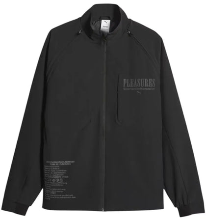 Puma x Pleasures Full Zip Jacket Black - authentic Puma apparel