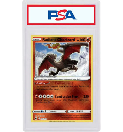 Radiant Charizard 2023 Pokémon Sword & Shield Crown Zenith #020/159 (PSA or BGS Graded) - authentic Pokemon product