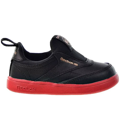 Reebok Club C Slip-On Cardi B Black Vector Red (TD) - authentic Reebok sneakers