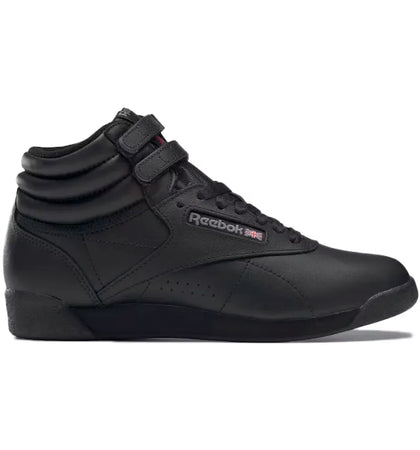 Reebok Freestyle Hi Triple Black (Women's) - authentic Reebok sneakers