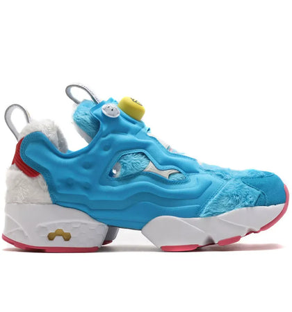 Reebok Instapump Fury Doraemon Furry Blue - authentic Reebok sneakers