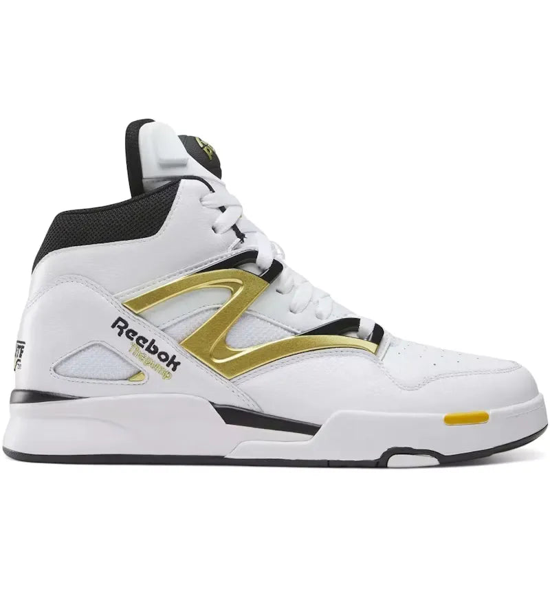 Reebok Pump Omni Zone II Retro White Black Gold - vue 360