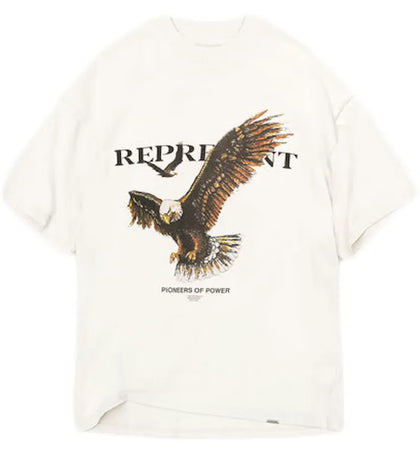 Represent Pioneers Of Power T-shirt Flat White - authentic Represent apparel